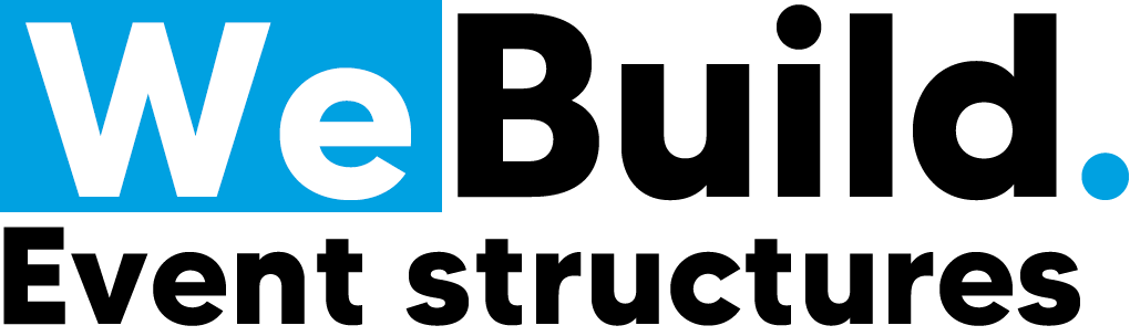 Logo we build event black big